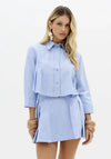 Camisa Crop Pregas LANÇA PERFUME