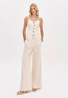 Calça Wide Leg Botão LANÇA PERFUME