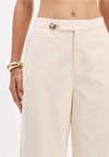 Calça Wide Leg Botão LANÇA PERFUME