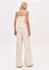 Calça Wide Leg Botão LANÇA PERFUME