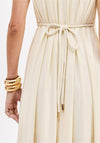 Vestido Longo Detalhes Metal LANÇA PERFUME