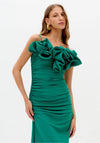 Vestido Franzido Folhos LANÇA PERFUME