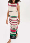 Vestido De Tricô Midi LANÇA PERFUME