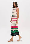 Vestido De Tricô Midi LANÇA PERFUME