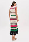 Vestido De Tricô Midi LANÇA PERFUME