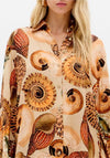 Camisa Alongada Estampada LANÇA PERFUME