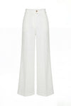 Calças Wide Leg Pregas com Cinto SAHOCO