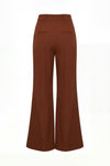 Calças Wide Leg Pregas com Cinto SAHOCO
