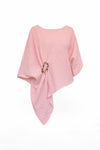 Blusa Assimétrica Aplicação Metálica SAHOCO