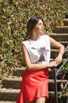 T-Shirt Estampado Laços SAHOCO