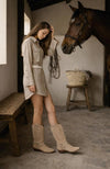 Camiseiro/Vestido Riscas Cinto SAHOCO