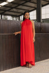 Vestido Halter Acetinado SAHOCO