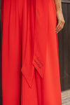 Vestido Halter Acetinado SAHOCO