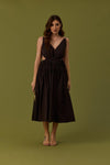 Vestido Midi Cut Off SWALLOW