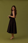Vestido Midi Cut Off SWALLOW