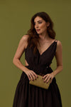 Vestido Midi Cut Off SWALLOW