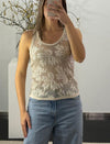 Top Lantejoulas SWALLOW