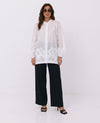 Blusa Flor Bordada SWALLOW