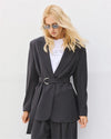 Blazer Costas Plissadas e Cinto ACCESS