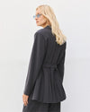 Blazer Costas Plissadas e Cinto ACCESS
