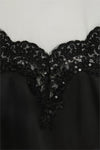T-Shirt Cropped Renda e Lantejoulas BSB