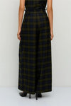 Calça Xadrez Wide Leg BSB