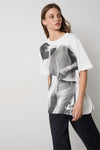 T-Shirt Oversized Estampada Strass BSB