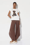 T-shirt Dog Aplicações Strass BSB