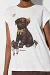 T-shirt Dog Aplicações Strass BSB