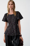 Blusa Leopardo com Folhos BSB