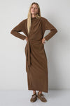 Vestido Franzido com Nó BSB