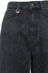 Jeans Tania Balloon Efeito Croco BSB