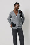 Cardigan Malha Detalhes Renda BSB
