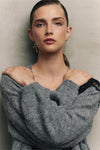 Cardigan Malha Detalhes Renda BSB