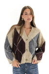 Cardigan Losangos BSB