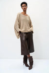 Camisola Alpaca Oversized Assimétrica BSB