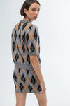 Camisola Polo Losangos Strass BSB