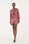 Blusa Fluida Folhos COLCCI