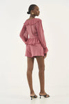 Blusa Fluida Folhos COLCCI