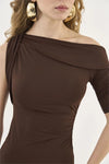 Vestido Midi Slim Assimétrico COLCCI