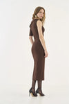 Vestido Midi Slim Assimétrico COLCCI