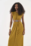 Vestido Midi Cut Out Detalhe Metal COLCCI