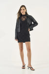 Vestido Comfort Mini Renda COLCCI