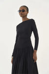 Vestido Maxi Drapeado COLCCI