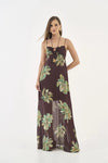 Vestido Longo Estampado Floral COLCCI