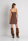 Vestido Mini Estrutura c/ Botões FRACOMINA