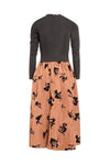 Vestido Longo Tecido Misto FRACOMINA