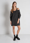 Vestido Mini Malha Aplicações FRACOMINA