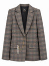 Blazer Regular Xadrez Gales FRACOMINA
