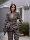 Blazer Regular Xadrez Gales FRACOMINA